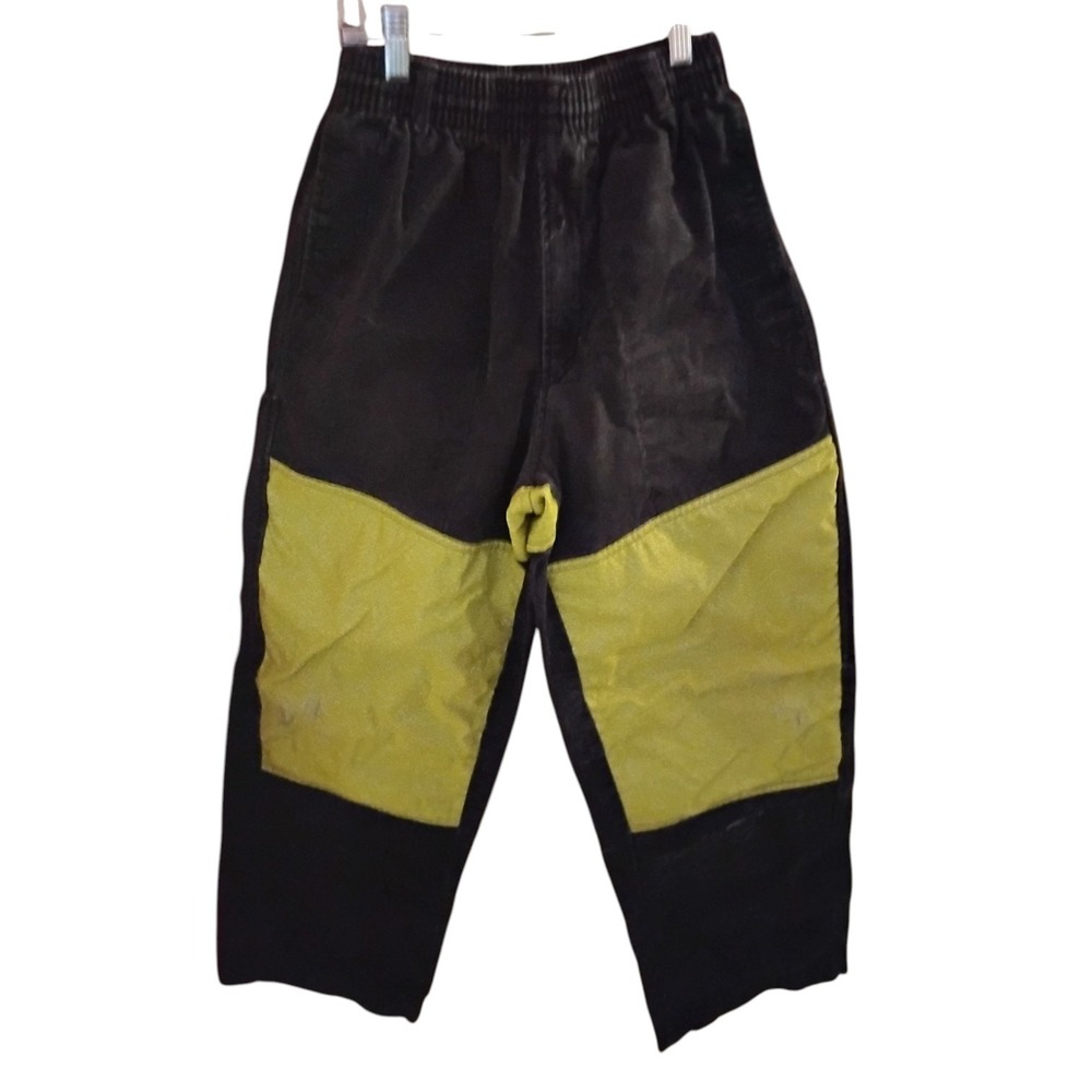 Rase Black Yellow Colorblock Protective Paintball Pants Size Small